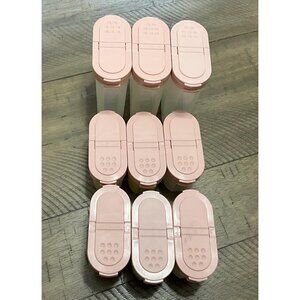 Tupperware Modular Mates Spice Container  Rusty Rose Set Of 9 1/2 Cup 1 Cup